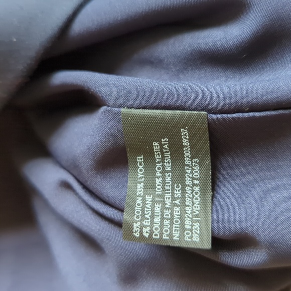 NWT Club Monaco size 8 navy skirt with purple and pink cheetah print - Picture 9 of 9